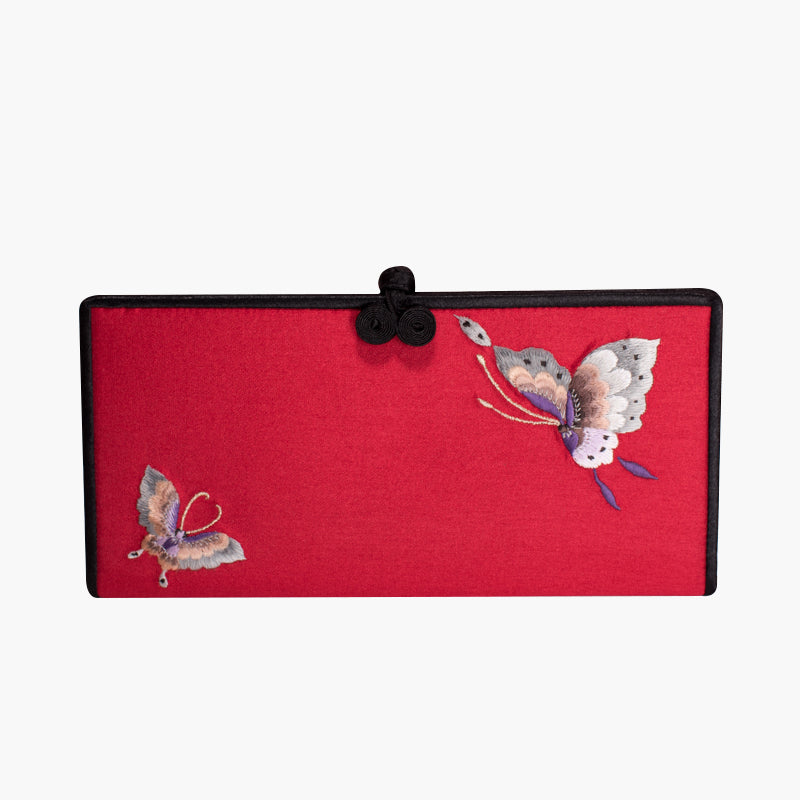 Wearable Art: Handmade Suzhou Embroidery Clutch, A Perfect Unique Gift