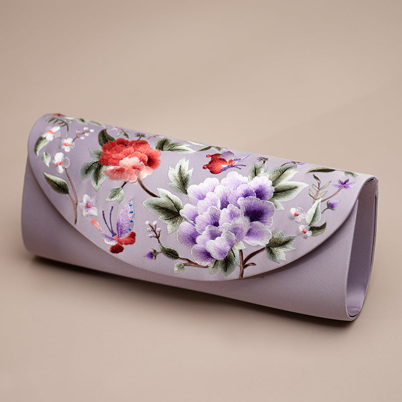 Hand-Embroidered Suzhou Silk Clutch | Fine Art in a Bag