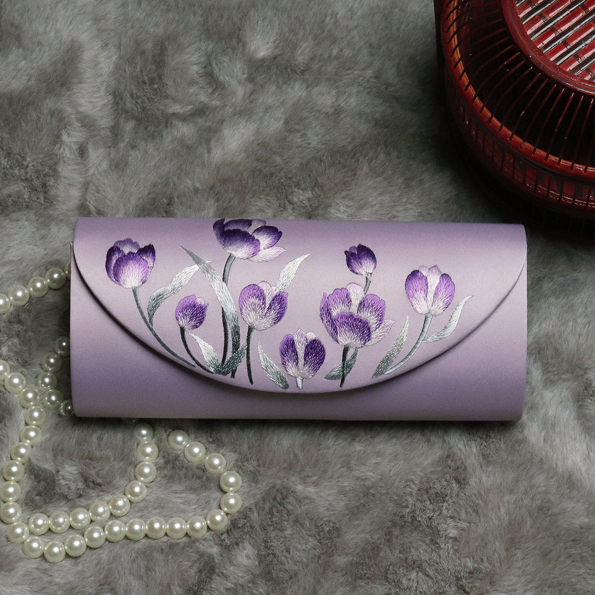 Heirloom-Grade Hand-Embroidered Clutch | Silk Brocade, Gift Ready