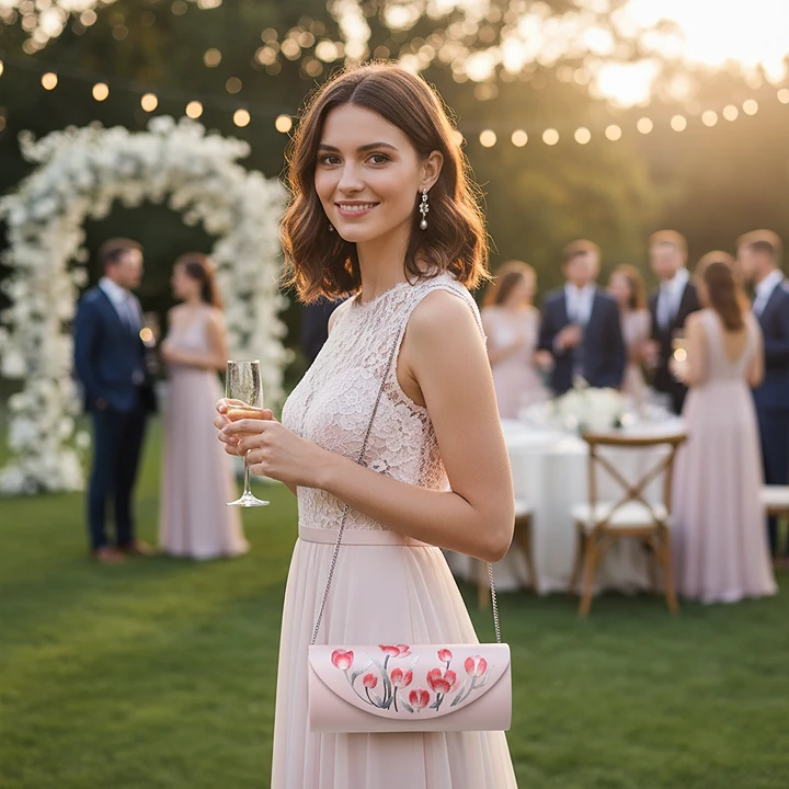 Heirloom-Grade Hand-Embroidered Clutch | Silk Brocade, Gift Ready