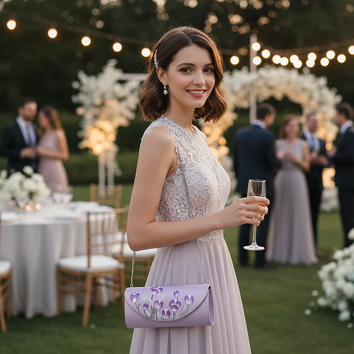 Heirloom-Grade Hand-Embroidered Clutch | Silk Brocade, Gift Ready