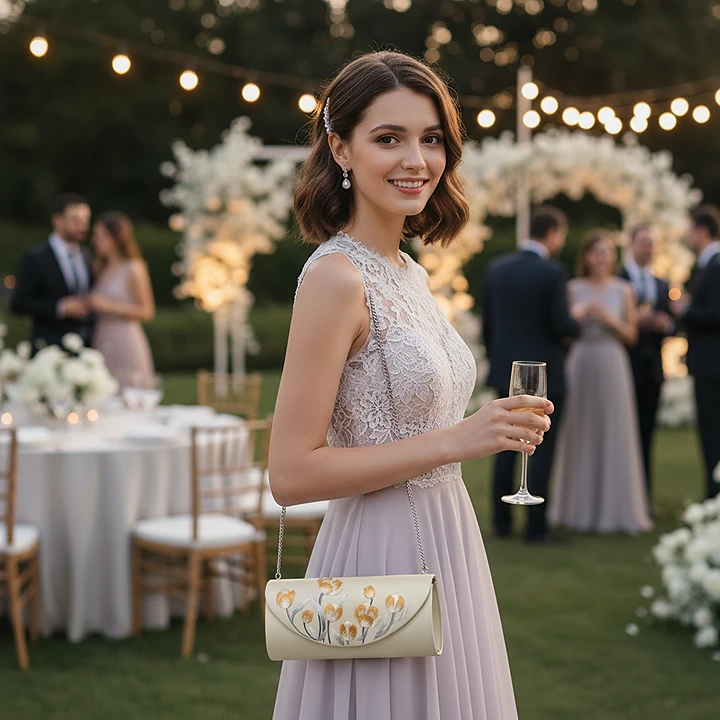 Heirloom-Grade Hand-Embroidered Clutch | Silk Brocade, Gift Ready