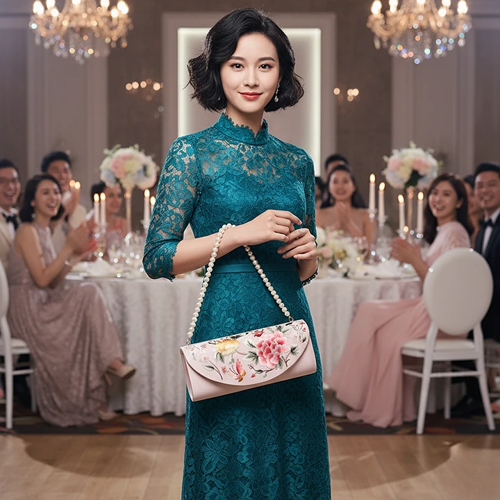 Hand-Embroidered Suzhou Silk Clutch | Fine Art in a Bag